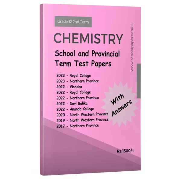 Chemistry 12 2nd term test papers