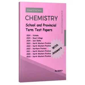 Chemistry 12 3rd term test papers