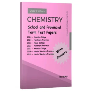 Chemistry 13 1st term test papers