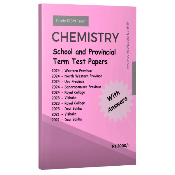 Chemistry 13 3rd term test papers