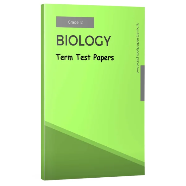 Biology | Grade 12 Term Test | English Medium