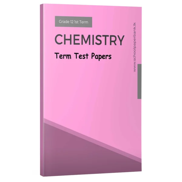 Chemistry | 12 1st Term | English Medium